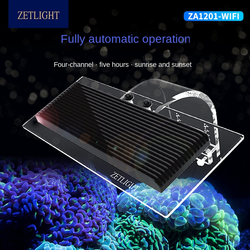 Aquarium Blue Marine Reef - ZETLIGHT ZA-1201AI LED 조명, 산호 성장