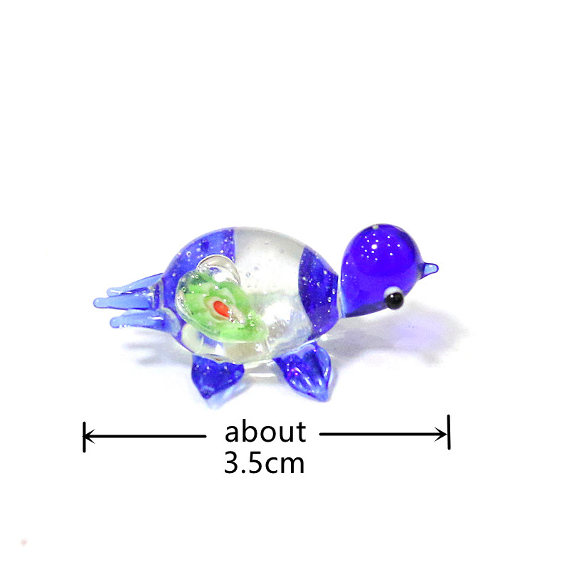 미니 유리 거북이 장식품 1개, 귀여운 작은 해양 동물 - Marine Aquarium Home 리뷰 및 가격