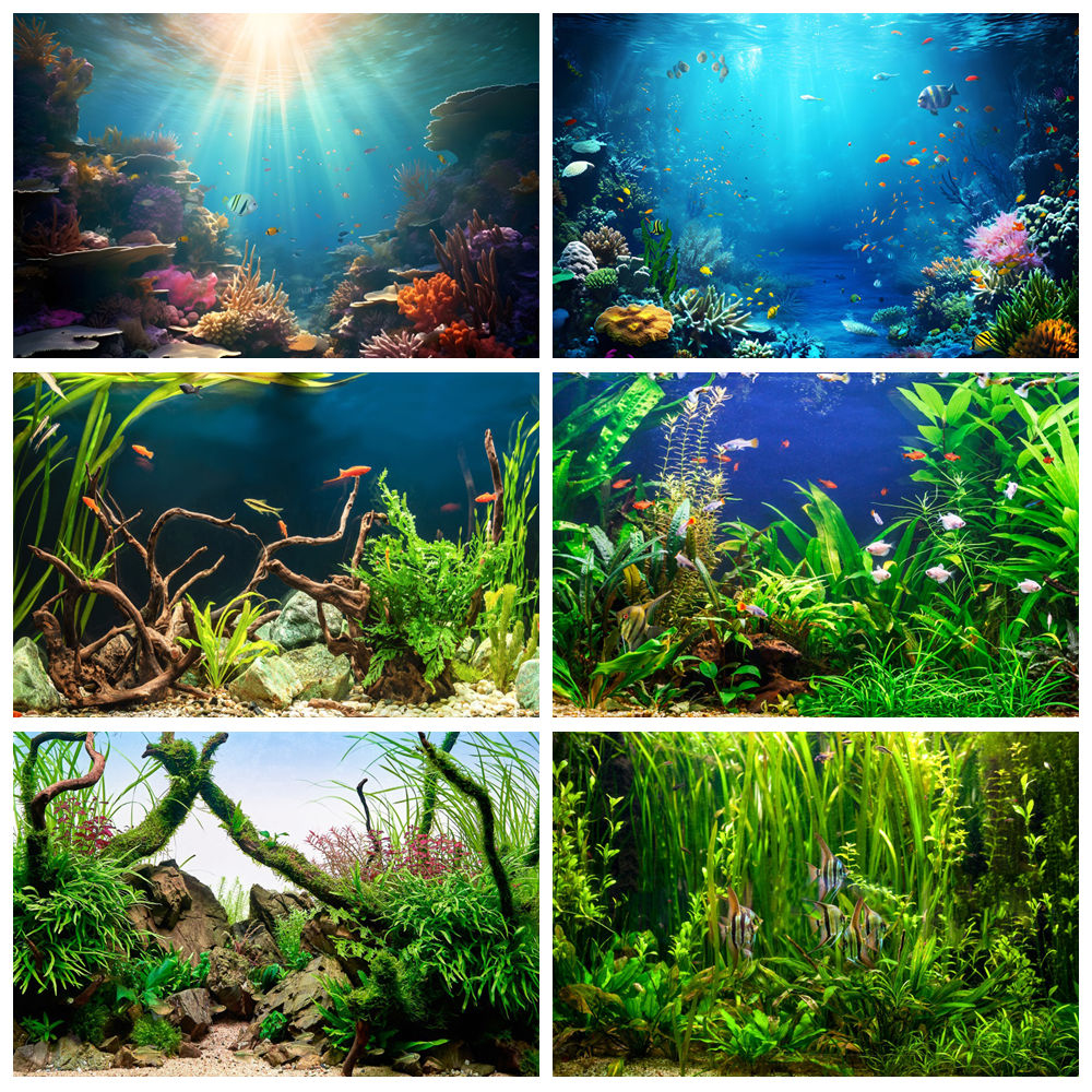 바다 바닥 세계 사진 배경 수중 해양 산호 해초 물고기 - Aquarium Marine World 리뷰 및 가격