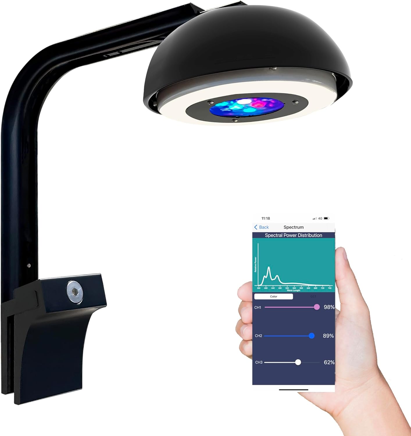 세투스 2SS 싱글 36와트 3채널 앱 제어 스마트 L - Marine Aquarium App 리뷰 및 가격