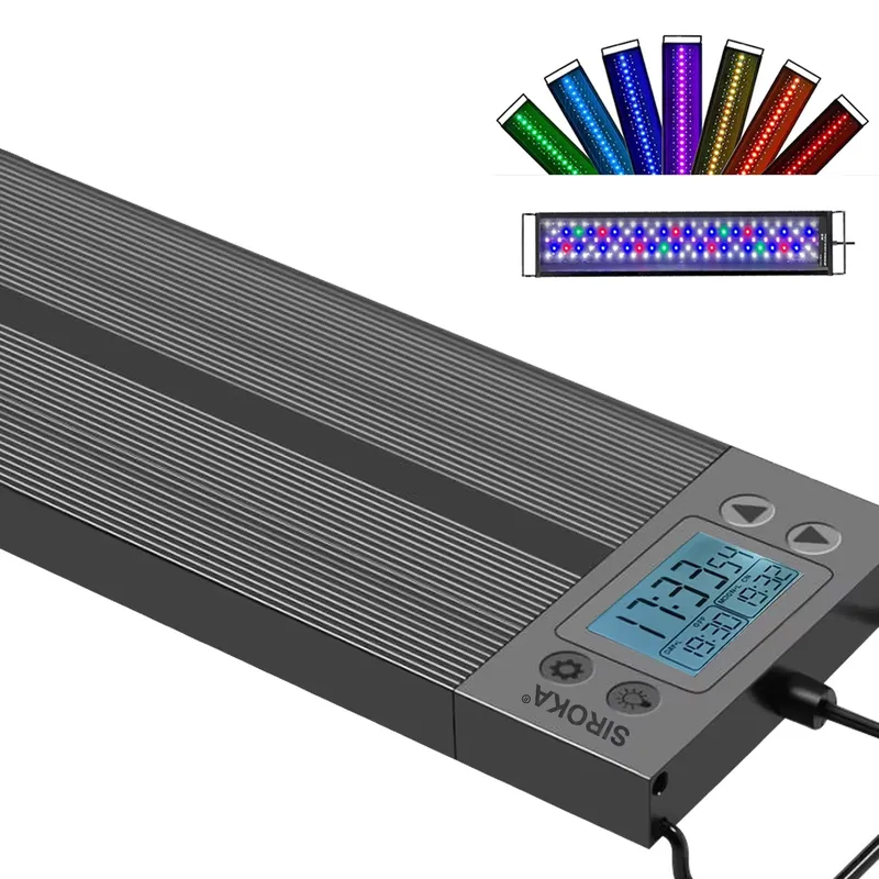 30cm 12인치 수족관 LED WRGB 해양 조명 ( - Marine Aquarium Hours 리뷰 및 가격