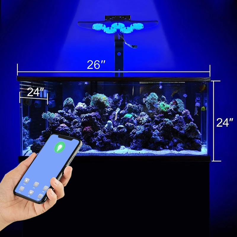 고휘도 해양 LED 어항 조명 풀 스펙트럼 LED 수족 - Marine Aquarium App 리뷰 및 가격